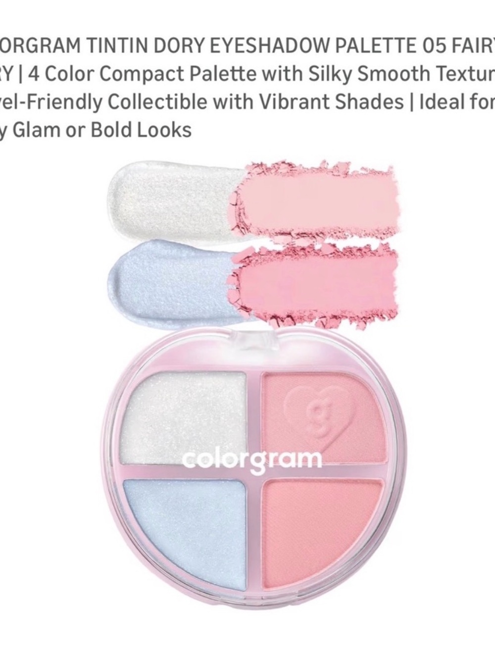 Colorgram Tintin Dory Eye Palette Jelly Thru K-Beauty Eyeshadow NIB NWT - Picture 6 of 9